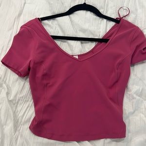 lululemon align pink shirt size 6